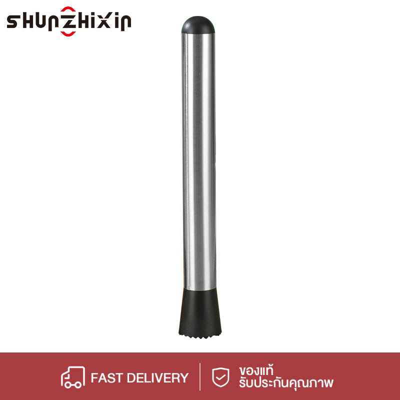 VERNO-B 25cm 30cm ไม้บด ด้ามยางกันลื่น หัวสแตนเลสไร้สนิม