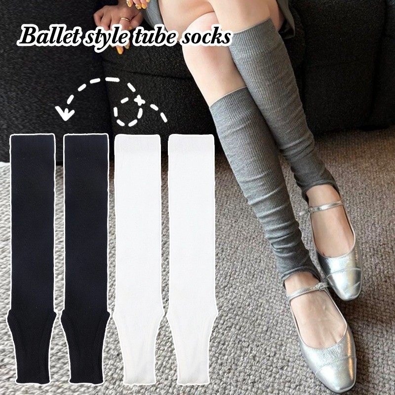 3 คู่ Ballet Aesthetic Everyday Socks - Cushioned Arch Support, Neutral-Tone อเนกประสงค์สําหรับสํานั