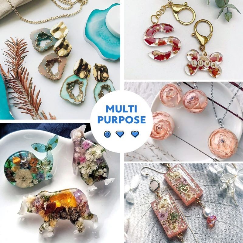 CLEAR UV RESIN ID/DIY CLEAR RESIN/UV RESIN HARD/ULTRAVIOLET RESIN สําหรับ DIY CRAFT - 200G