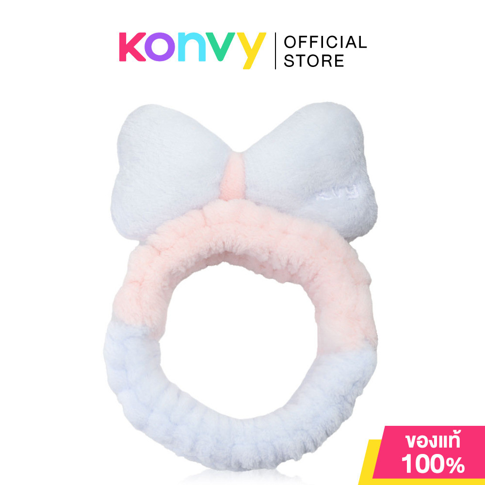 KVY Cute Headband #Blue ผ้าคาดผมดีไซน์โบว์สีฟ้าสุดน่ารัก.