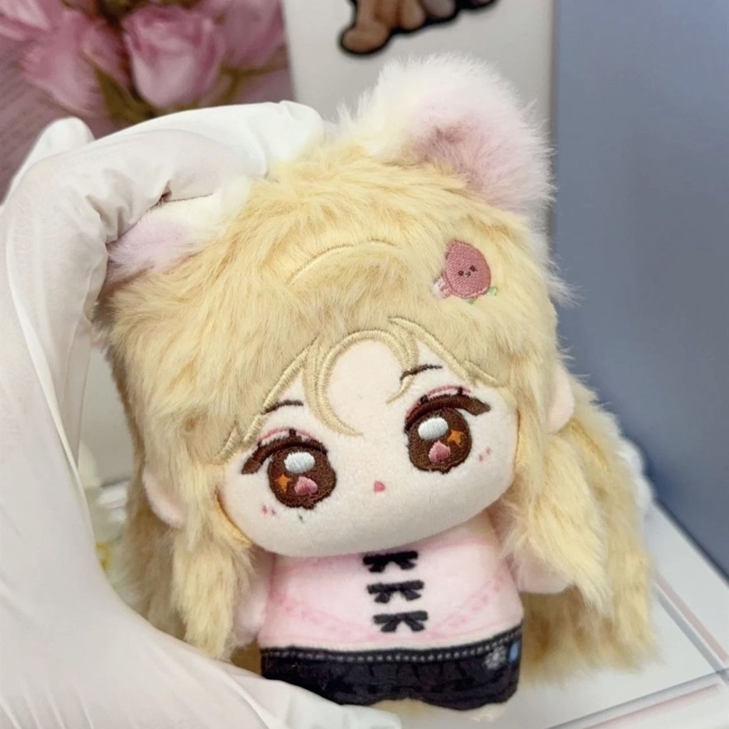 ตุ๊กตา aespa ฤดูหนาวใหม่ Golden ฤดูหนาว aespa Jin Minting Attibute 10 ซม. ตุ๊กตาผ้าฝ้ายตุ๊กตา Plush 