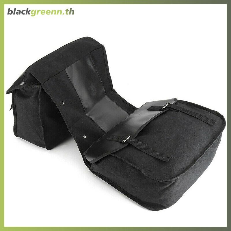 BREE กระเป๋าสําหรับขี่มอเตอร์ไซค์ สีดํา ผ้าใบ กันน้ํา Panniers กระเป๋าเดินทางมอเตอร์ไซค์ - รูปที่ 4