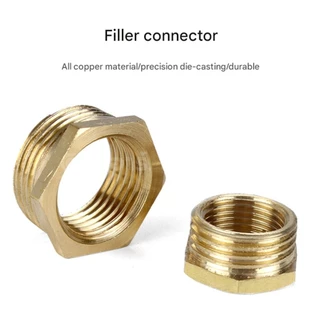 NP-MF นิปเปิ้ลทองเหลือง ผู้-เมีย เกลียวนอก-เกลียวใน 1/8"-1" Brass Nipple Male-Female Thread นิปเปิ้ล ทองเหลือง ข้อลดเ...