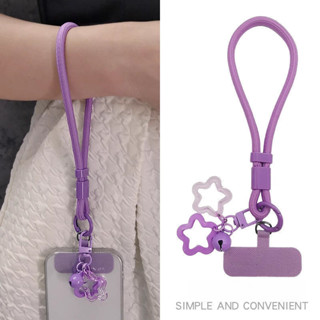 โทรศัพท์มือถือรูปแบบใหม่เชือกเส้นเล็กข้อมืออินแขวนโซ่ดาวระฆั…