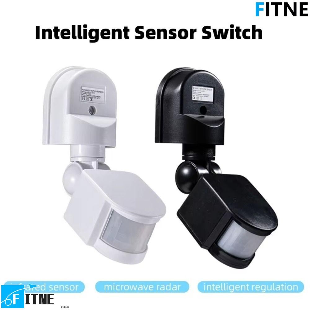 FITNE เซ็นเซอร์แสงอินฟราเรด, การเหนี่ยวนํามนุษย์ AC110-240V เครื่องตรวจจับการตรวจจับอินฟราเรด, เซ็นเซอร์ทางเดิน DC12/24V สวิตช์สมาร์ทอัตโนมัติเซ็นเซอร์ร่างกายมนุษย์ห้องนอน