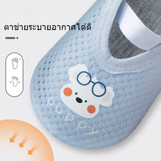 Berma Baby รองเท้าตาข่ายแรกเกิด นองเท้าเด็ก นิ่ม ระบายอากาศ รองเท้ารัดส้นหัดเดิน ฤดูร้อน