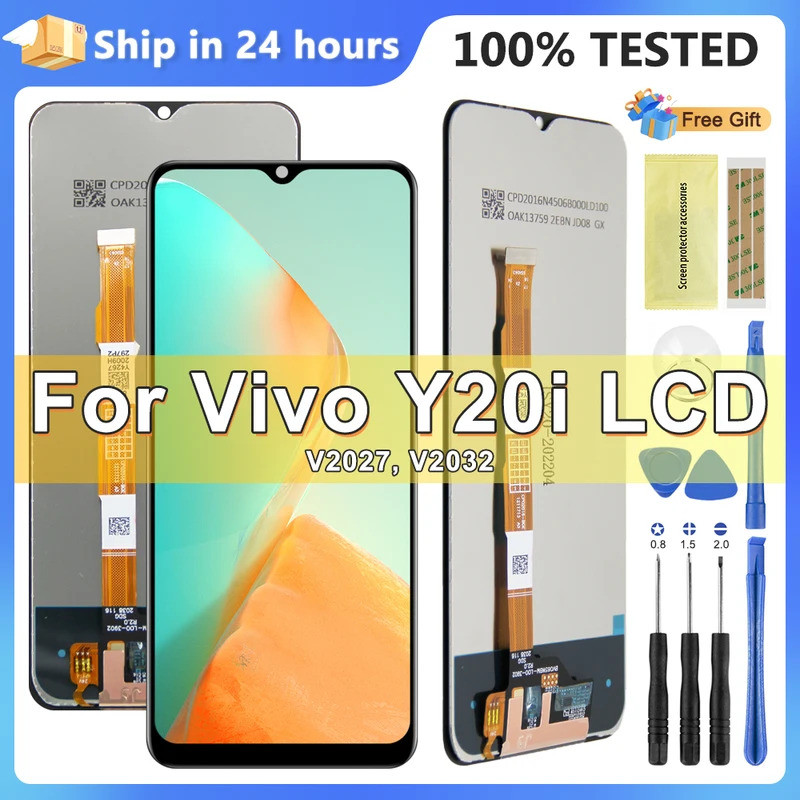 6.51 "สําหรับVIVO Y20 V2029 / Y20i V2027 V2032 จอแสดงผลLCD Touch Screenพร้อมกรอบDigitizer Assemblyสํ