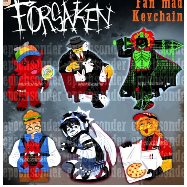 PREORDER พวงกุญแจ Forsaken | C00lkidd, Mafiso, 1x1x1, 007n7, สองเวลา, Elliot WrightZ