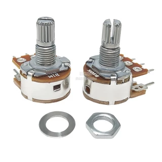 WH148 Single 5 Pin B5K/10K/20K/50K/100K Power Amplifier Volume Audio Potentiometer ปรับพร้อมสวิตช์