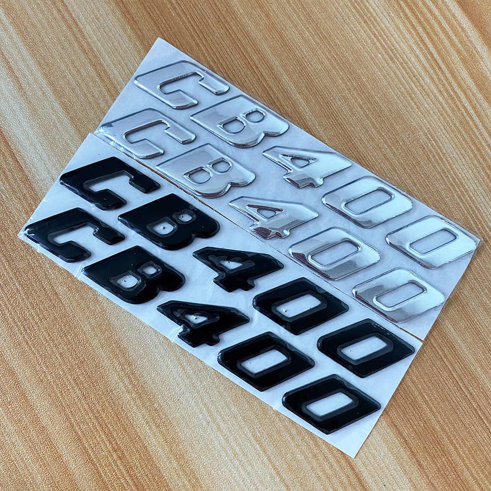 * คลังสินค้าพร้อม * 3D ABS Emblem Badge Decal ถังล้อ CB400 สติกเกอร์สําหรับ Honda CB400 CB400SF CB 4