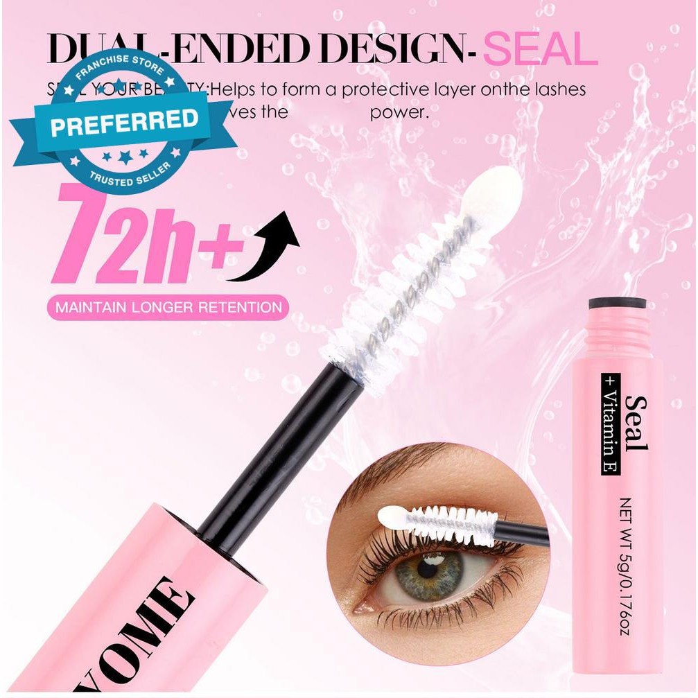 Double Heads Lash Bond และ Seal 2 In 1 กันน้ําถือกาวกาว Lash Extra Strong ยาว S5n4