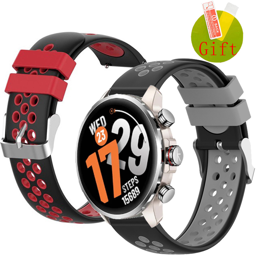 ฟิล์ม สาย Kieslect Kr3 สายซิลิโคนนาฬิกา Smart สายรัดข้อมือสําหรับ Kieslect Kr 2 pro สมาร์ทนาฬิกาป้อง