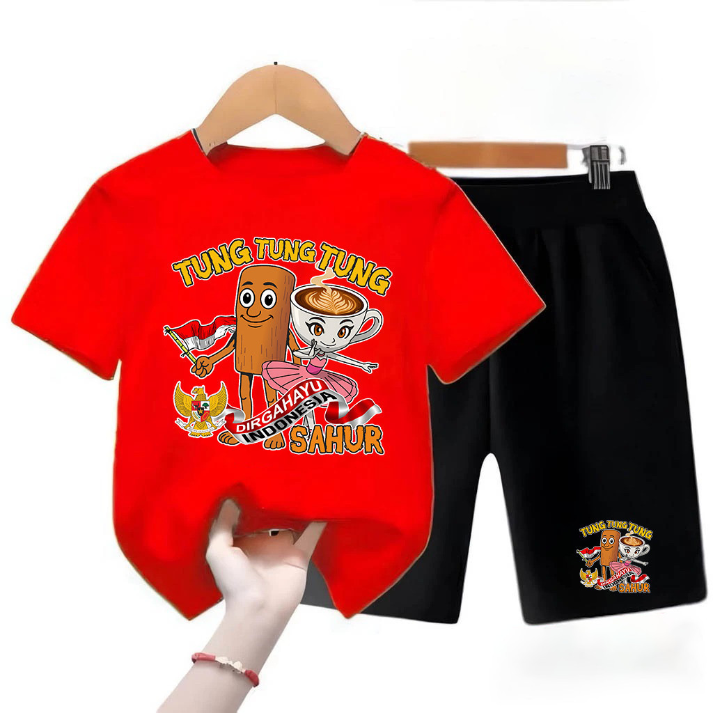 CHILDRENS SUITS AUGUST 17, ANOMALI และ TUNG SAHUR รุ่น UNISEX / BOYS AND GIRLS เสื้อผ้า AUGUST 17 / 