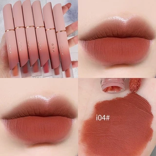 จัดส่งในกรุงเทพฯ ลิปสติกเกาหลีสีแดงน้ำตาลตุ่นสีอิฐ2.1gไม่หลุดง่ายกันน้ำ ติดทนนานLipstickเครื่องสำอาง, ลิปสติก