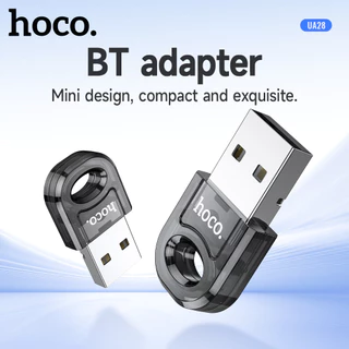 HOCO UA28 ตัวรับสัญญาณบูลทูธ Bluetooth 5.1 รองรับ คีย์บอร์ด, เม้าส์, ลำโพง, หูฟังบลูทูธ, ปริ้นเตอร์ USB ตัวต่อบลูทูธ hc5