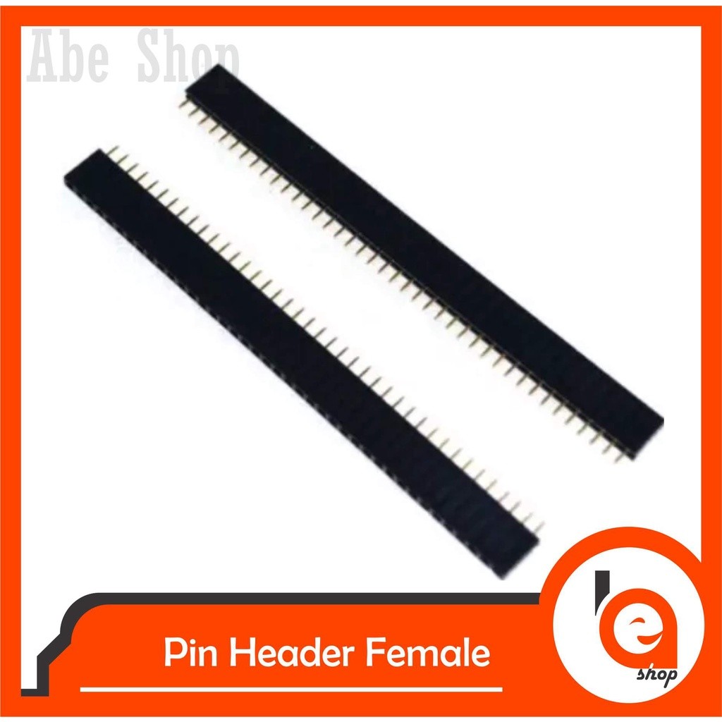 Abe Pin Header Female Strip 40 pin 1X40 แถวเดียว