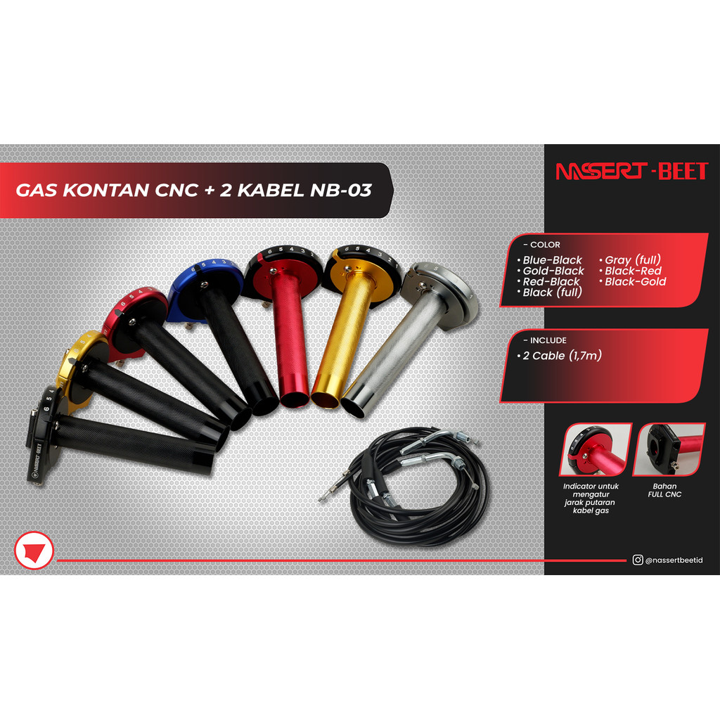 แก๊สเงินสด CNC NB-03 Nassert Beet