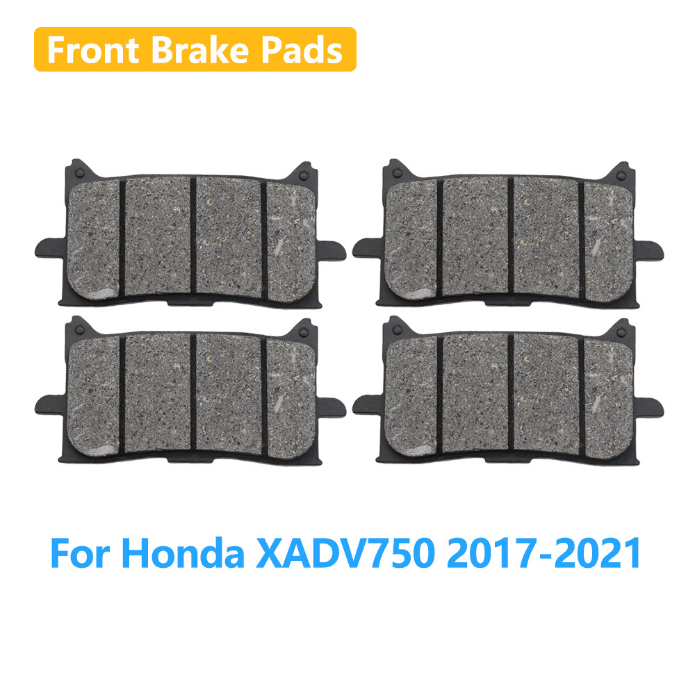 ผ้าเบรคหน้าสําหรับHonda XADV750 X-ADV750 ADV750 ADV 750 2017-2021 2020 2019 2018 อุปกรณ์เสริมรถจักรย