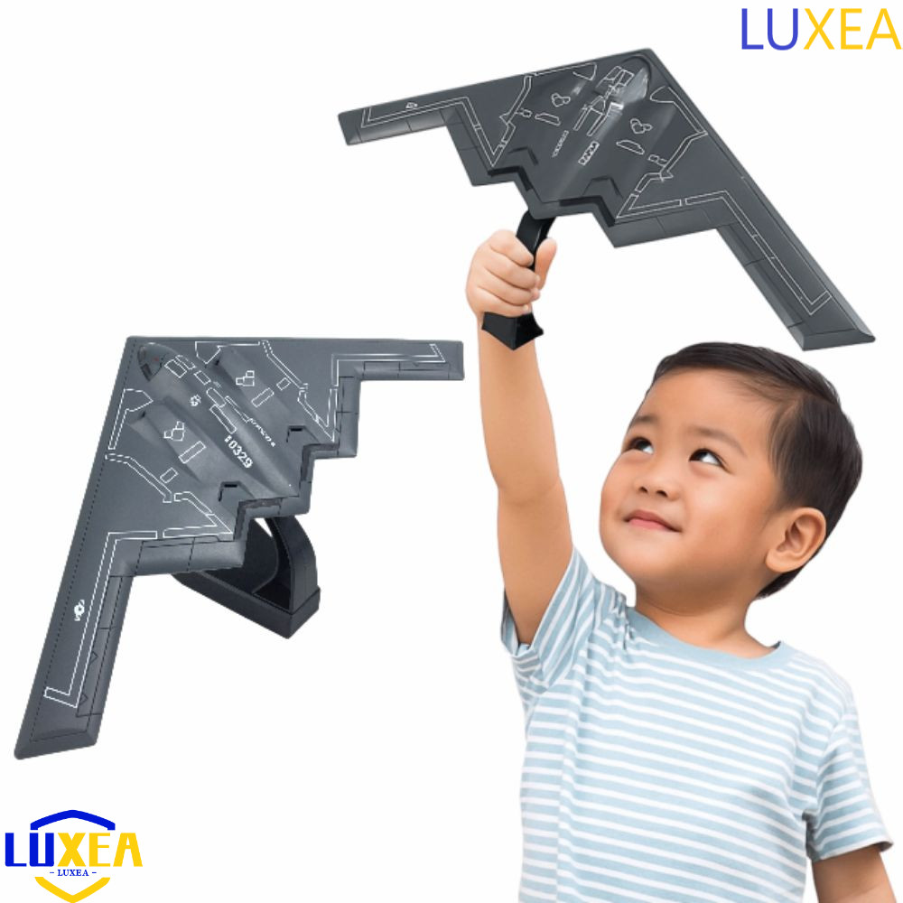LUXEA Air Force B2, 1:200 Scale USAF B-2A B2 เครื่องบินรุ่น, วันหยุดของขวัญ Ghost เครื่องบิน Diecast