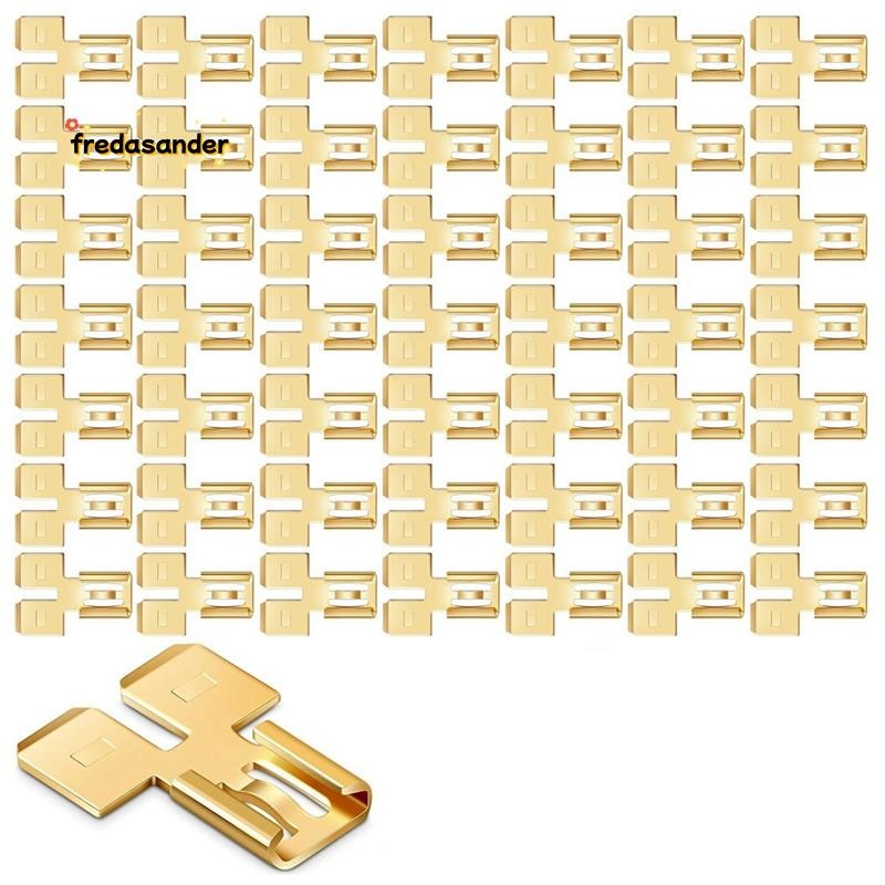 50 ชิ้น Double Piggyback Spade Connector ตัดการเชื่อมต่ออย่างรวดเร็ว 2 ทิศทางสายไฟอะแดปเตอร์ยานยนต์ 