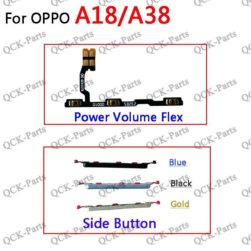 เปิดสวิตช์ปรับระดับเสียงปุ่ม flex สําหรับ OPPO A18 A38 CPH2579 A18