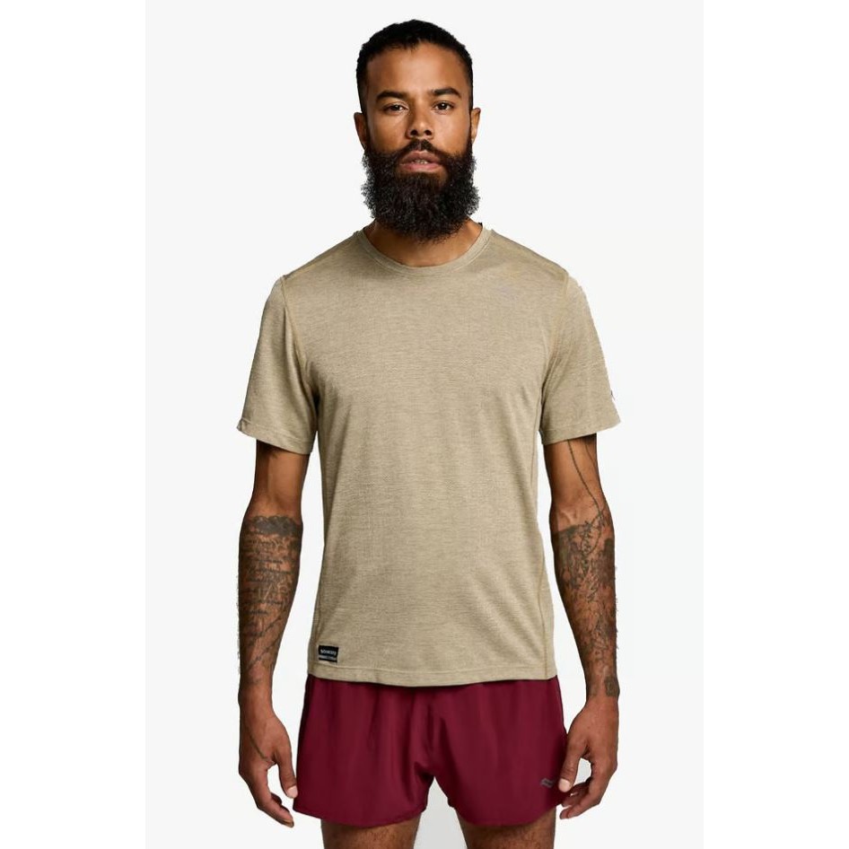 SAUCONY-STOPWATCH SHORT SLEEVE Men