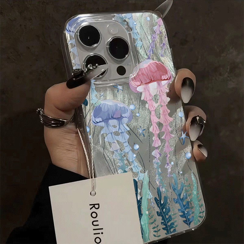 สวยแมงกะพรุนกรณีTPU Redmi Realme Redmi a3 12 13 14c Redmi note 11 12 13 4g/5g Pro poco x6 f6 Pro m3 