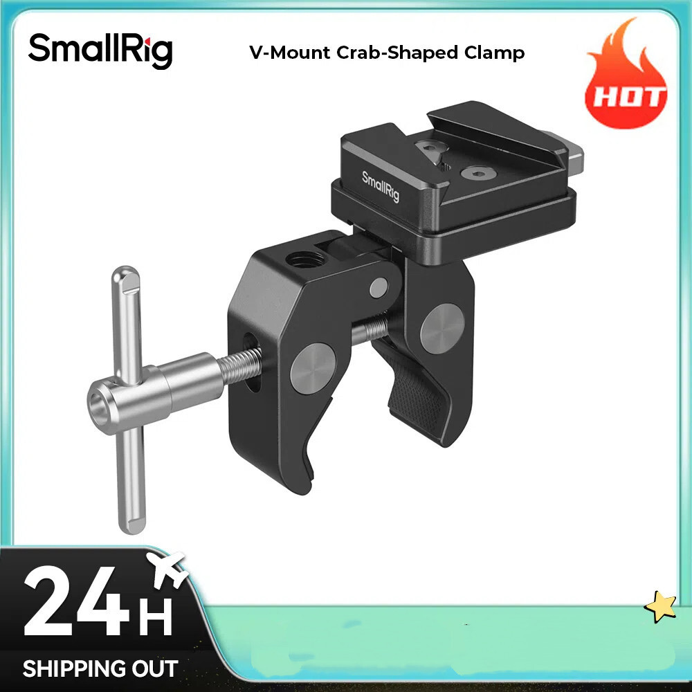 SmallRig VMount CrabShaped Clamp Integrates VMount Tlate พร้อม CrabAhaped Clamp สําหรับ VMount แบตเต
