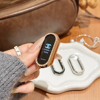 Bling สําหรับ Mi Band 10 9 8 เพชร PC Hard สําหรับสมาร์ท 10/10NFC/ 9 8NC Hollow Out ฝาครอบป้องกันปลอก