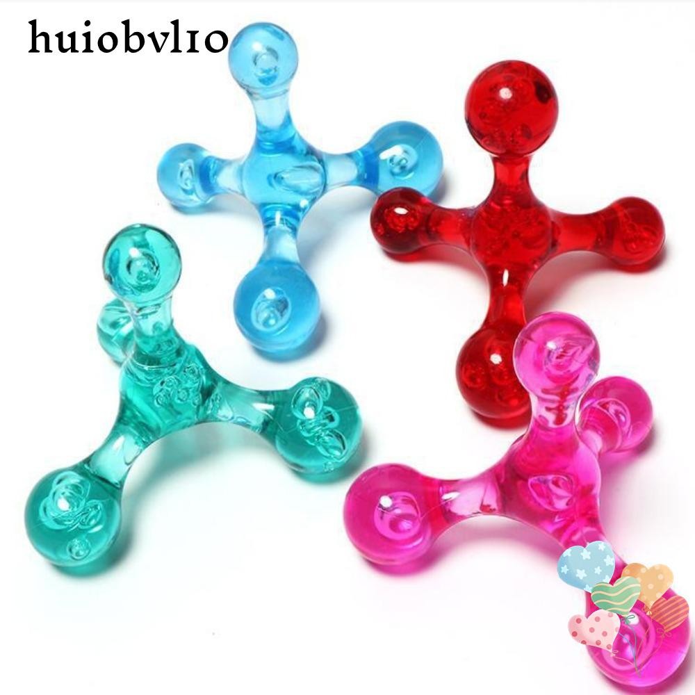 HUIOBVLTH เครื่องนวดร่างกาย PS พลาสติก กดจุด ผ่อนคลาย Meridians แบบพกพา สําหรับผู้หญิง