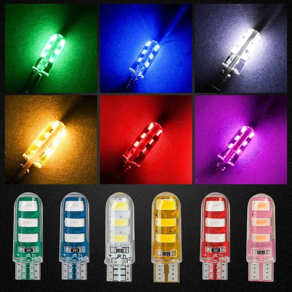 BINGOU 7สีให้เลือก  ไฟส่องป้ายทะเบียน T10/W5W LED 4014CHIPS 26SMD DC 12V ไฟหรี่ 1ชิ้น - รูปที่ 2