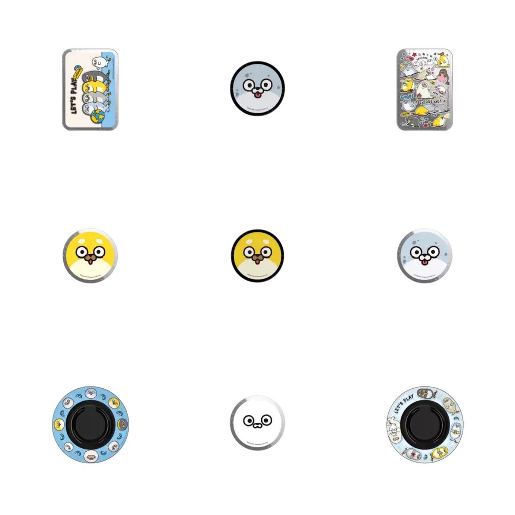 CASET Collaboration SEALOOK Seal Look Family Phone Holder Folding Telescopic Card Holder Car Mount M