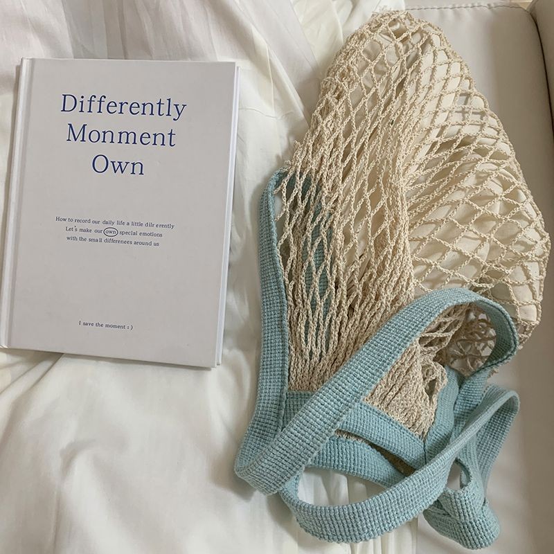 买菜包可重复使用编织网袋购物袋网兜网袋水果手提购物袋手工编织Buy reusable vegetable bags, woven mesh bags, shopping bags20250803