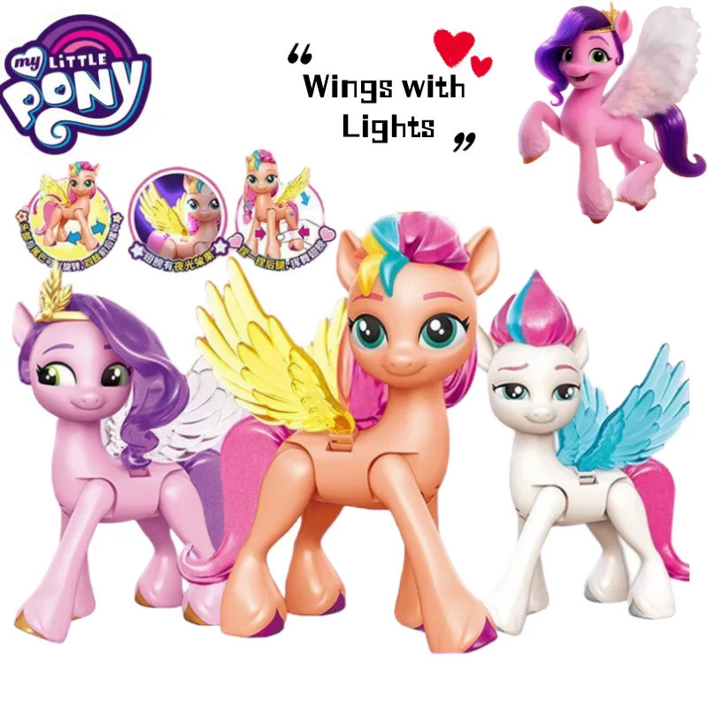 My Little Pony Izzy Moonbow Sunny Starscout Pipp กลีบการ์ตูนน่ารักของเล่นในครัวเรือน Creative Variet