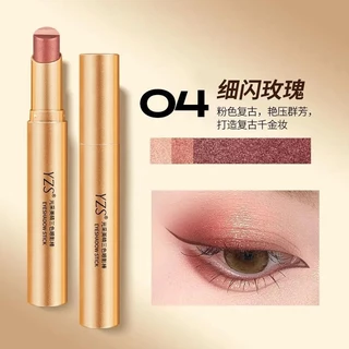 แท่งอายแชโดว์สามสี, ความงามที่เปล่งปลั่ง, กลิตเตอร์ไล่โทนสี, ปากกาอายแชโดว์สามสีหนึ่งเช็ด, เหมาะสำหรับผู้เริ่มต้น,