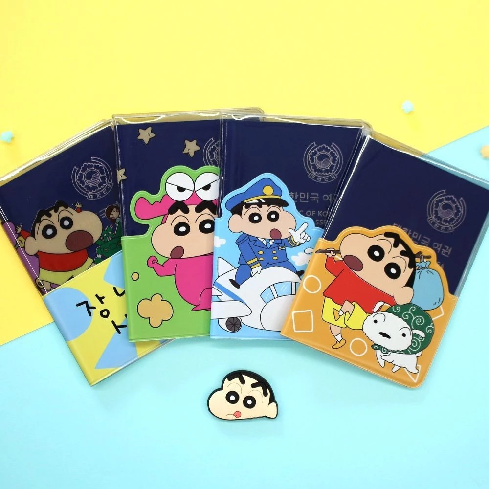 ปกหนังสือเดินทางพีวีซีกันรอยขีดข่วนกันน้ํา - การ์ตูนการเดินทางที่จําเป็นสําหรับการขึ้นเครื่องผ่าน