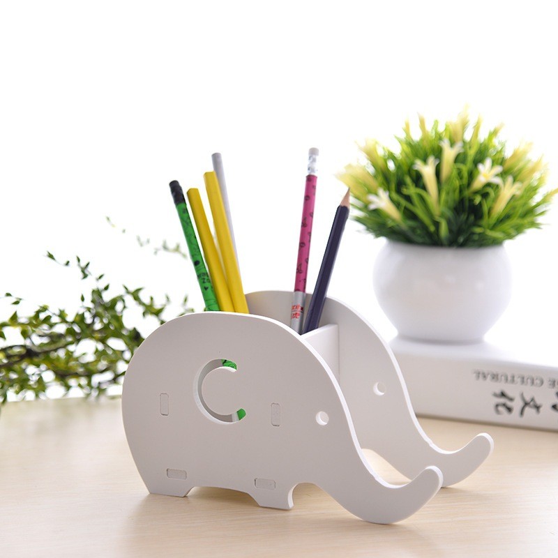 TATA LIVING - DIY Elephant T514 Mobile Phone Remote Ballpoint Pen Holder
