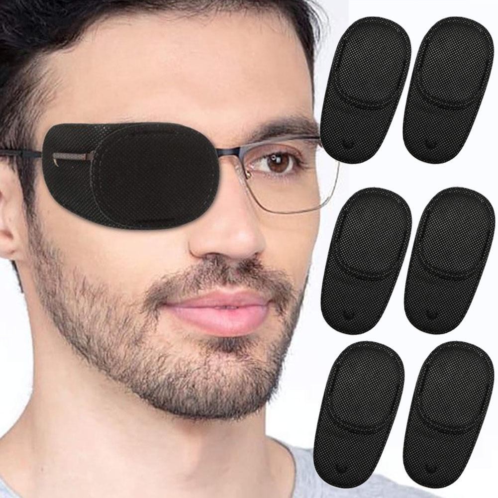6 ชิ้น Eye Patch แว่นตา Patch สําหรับ Amblyopia แว่นตาความปลอดภัยแว่นตาไม่ทอ Eye Care Z5J4