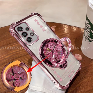 กันกระแทก Case สําหรับ Samsung A32 A52 A52S A53 A73 4G 5G เคสโทรศัพท์ใหม่โชคดีวงเล็บแม่เหล็กป้องกันกรณี SZ30
