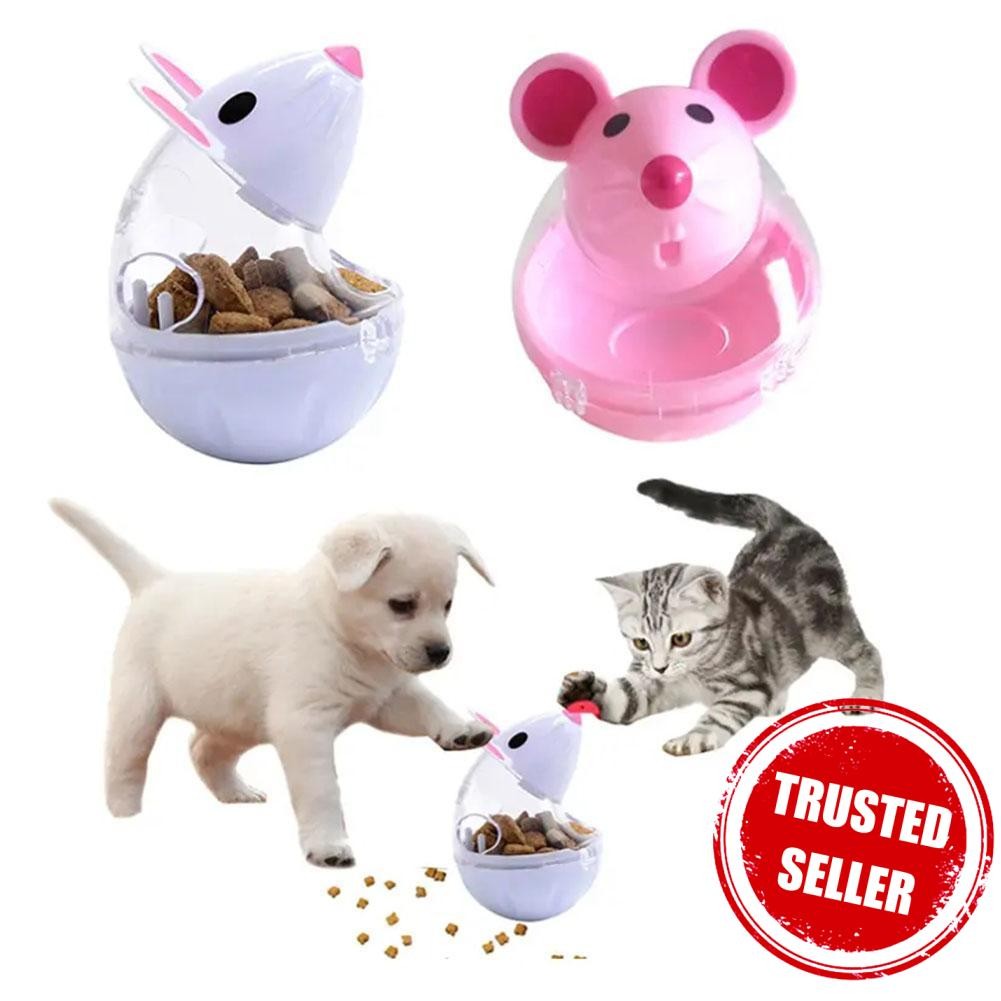 Cat Leaking Food Ball Tumbler Mouse Leaking Food Ball Feeding Tool J8u8