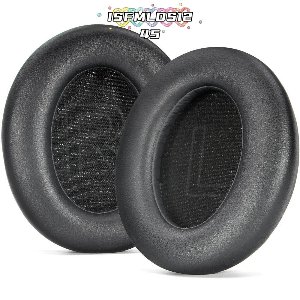 ISFMLDS1245 1 คู่แผ่นรองหูฟัง,เปลี่ยนโปรตีนหูเบาะ,คุณภาพสูงนุ่มหน่วยความจําโฟมชุดหูฟัง Earmuff สําหร