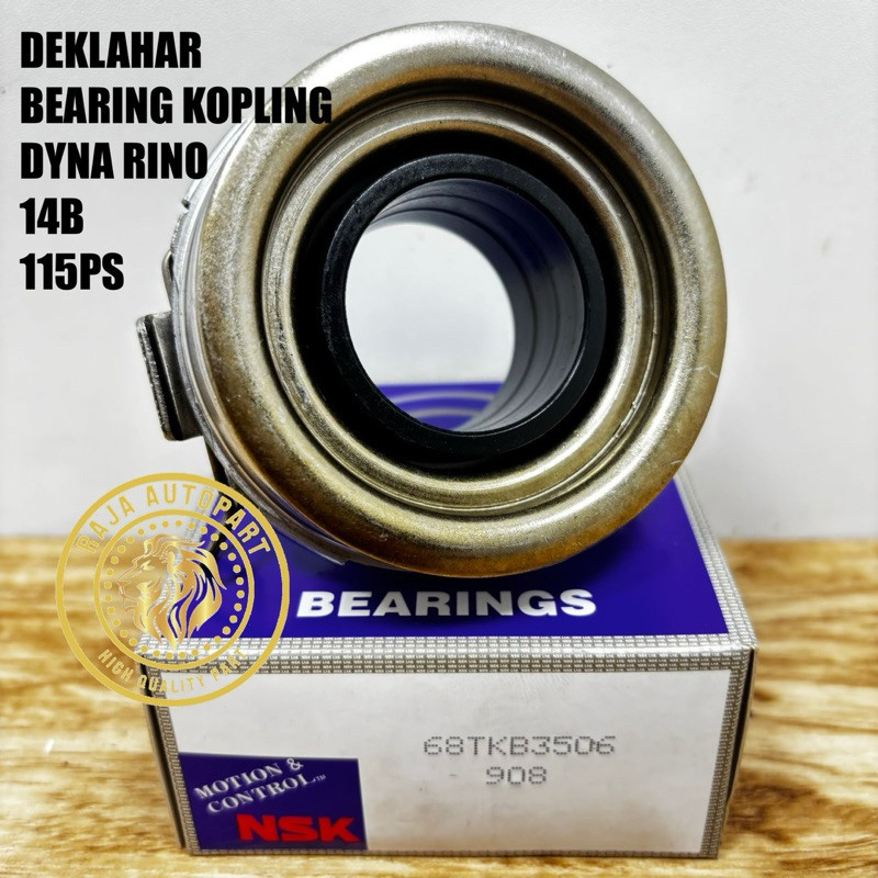แบริ่งคลัตช์ DEKLAHAR TOYOTA RINO 14B 115PS NSK 68TKB3506 ใหม่ DRUGLAHAR BERING KULING