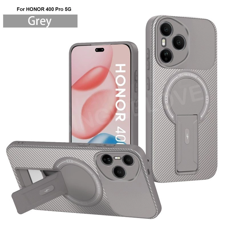 เคสโทรศัพท์สําหรับ Honor 400 Pro 600 400 Lite สมาร์ท X7D X7d 4G 5G 2025 แม่เหล็กผู้ถือหนังกันกระแทกโทรศัพท์ปลอกกลับ Hard Cover