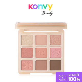 ODBO Sweet Munch Eyeshadow Palette 9g #OD2024 พาเลทอายแชโดว์ 9 เฉดสี.