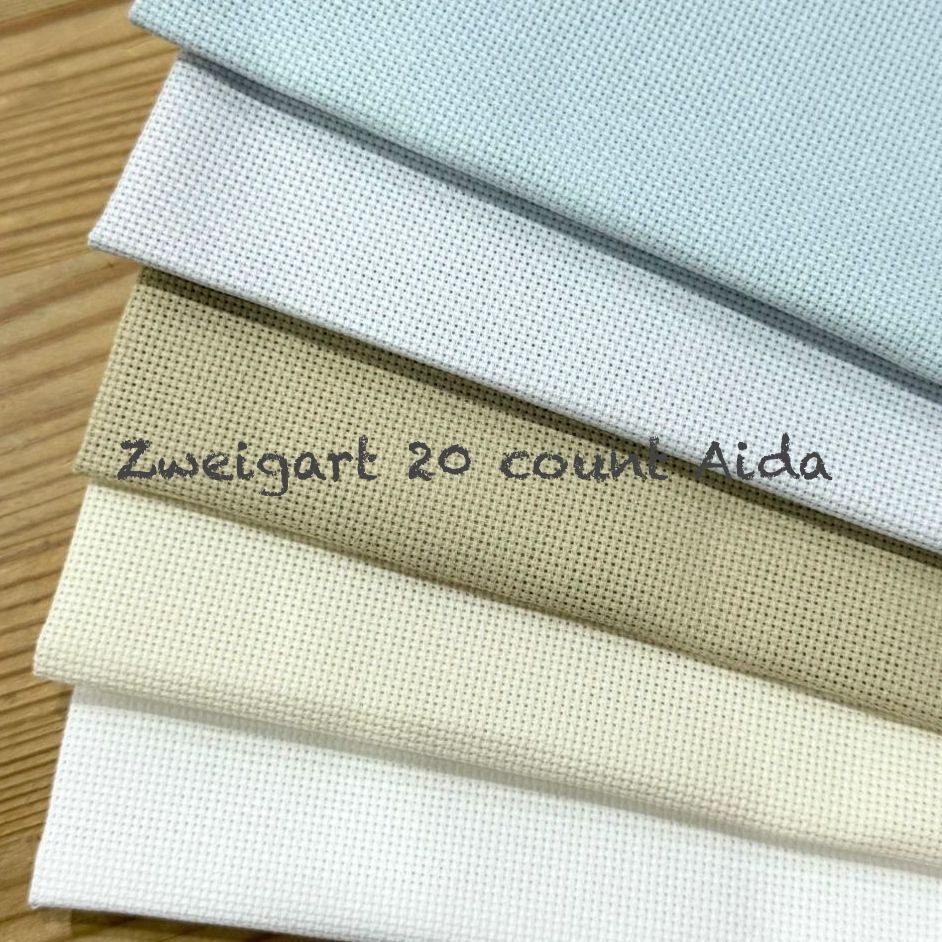 [Fabricouss]Zweigart 20ct Aida 20 นับ Aida ผ้าละเอียดพิเศษสําหรับปักครอสติส DIY Kain Silang Pakah