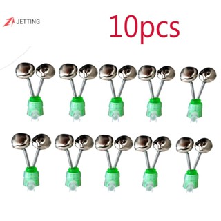 Fsth 10 ชิ้น / เซต กระดิ่งเกลียวคู่ ตกปลากัด Al กลางแจ้ง กลา…