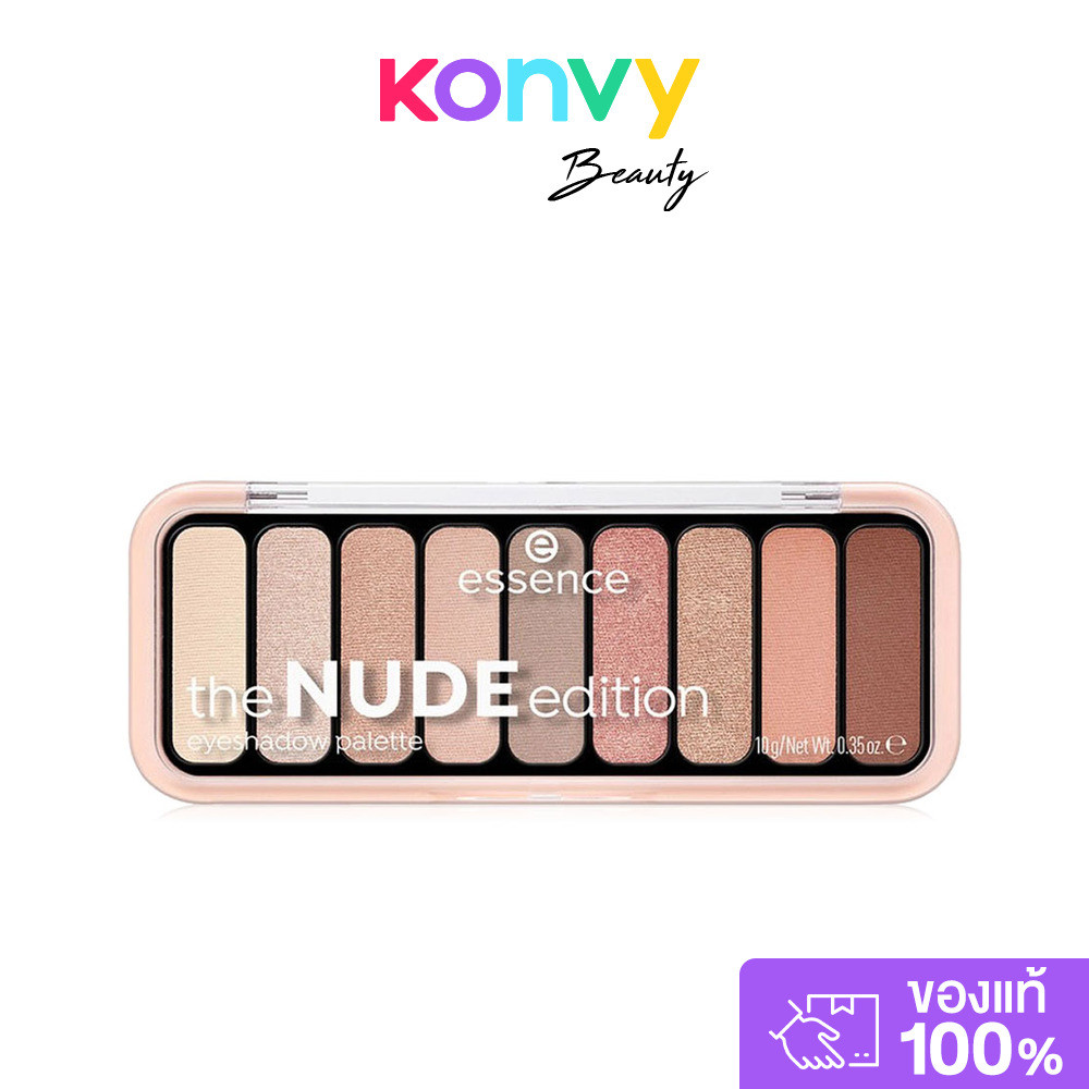 essence The Nude Edition Eyeshadow Palette 10g #10 เอสเซนส์ พาเลทอายแชโดว์ 9 เฉดสี.
