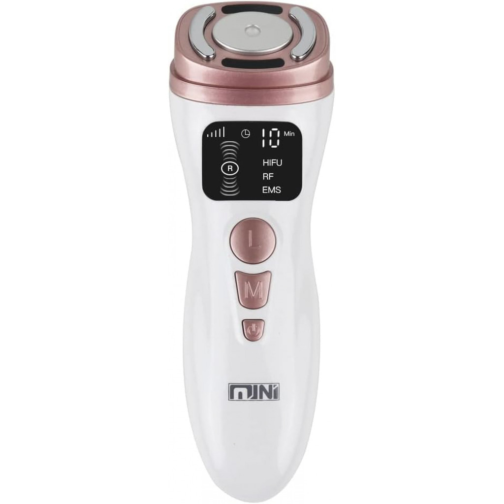 Hifu เครื่องสําหรับใบหน้าแบบพกพา Anti-Ageing Mini Hifu Face อุปกรณ์ Heated Pro 3 in 1 พร้อม HIFU RF 