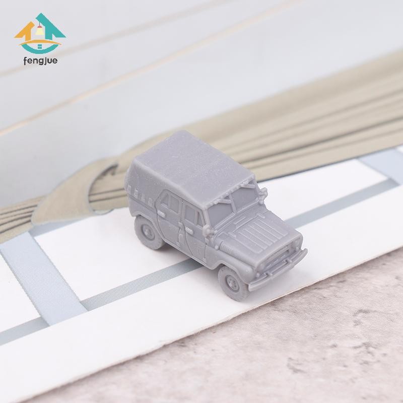 Fengjue 1 PCS 1/144 Scale UAZ-469 4x4 ยูทิลิตี้แสงสีเทารุ่นรถ 3D การพิมพ์ขนาดรุ่น Jeep รุ่น TH