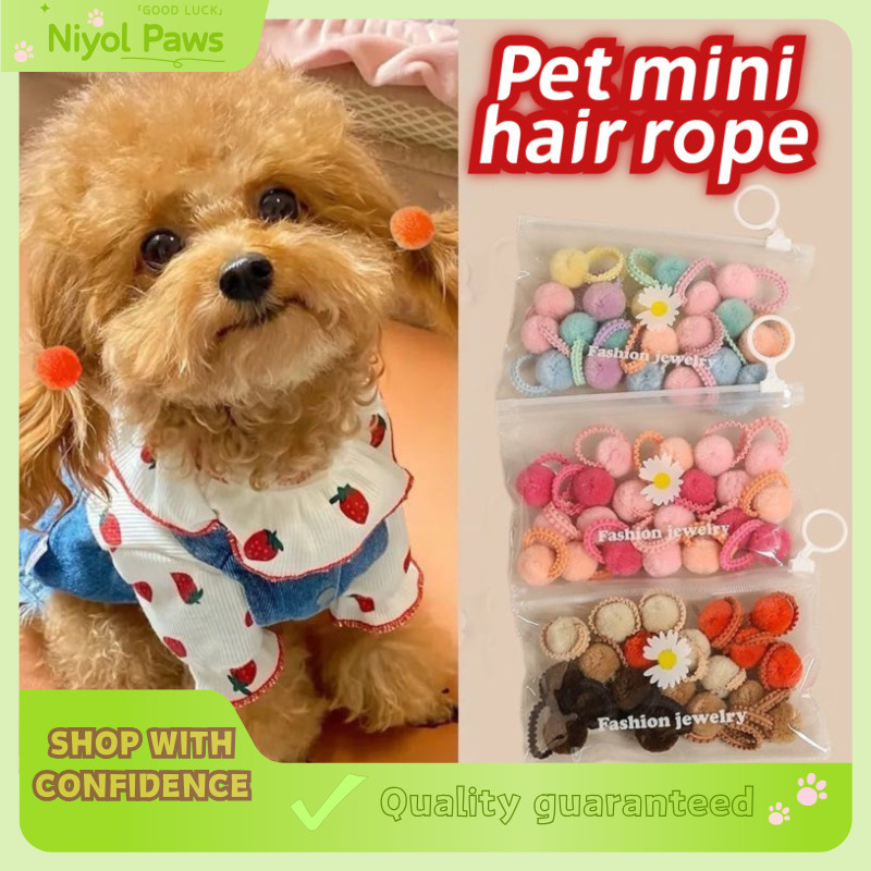 ที่คาดผมกิ๊บติดผมสัตว์เลี้ยงน่ารักสําหรับสุนัขแมว Yorkie Bichon Teddy Accessories